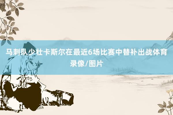 马刺队少壮卡斯尔在最近6场比赛中替补出战体育录像/图片