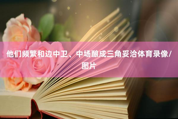 他们频繁和边中卫、中场酿成三角妥洽体育录像/图片