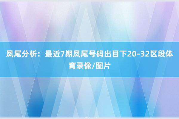 凤尾分析：最近7期凤尾号码出目下20-32区段体育录像/图片