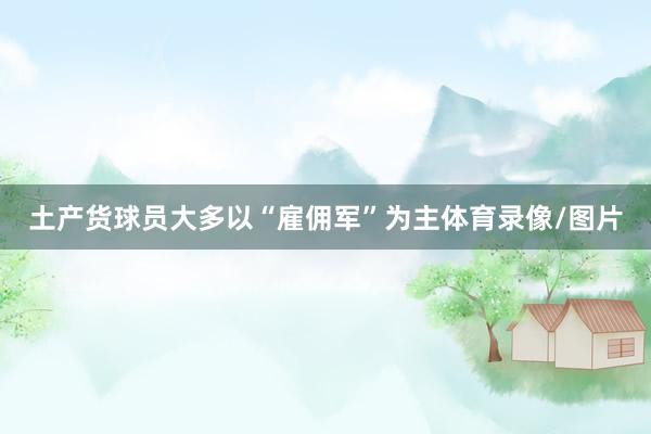 土产货球员大多以“雇佣军”为主体育录像/图片