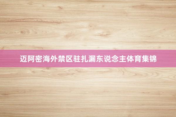 迈阿密海外禁区驻扎漏东说念主体育集锦