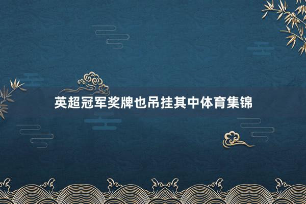 英超冠军奖牌也吊挂其中体育集锦