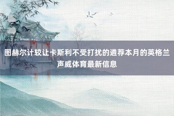 图赫尔计较让卡斯利不受打扰的遴荐本月的英格兰声威体育最新信息