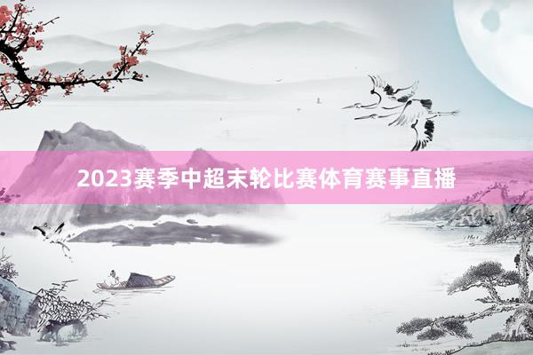 2023赛季中超末轮比赛体育赛事直播