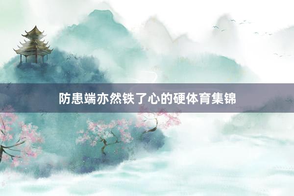 防患端亦然铁了心的硬体育集锦