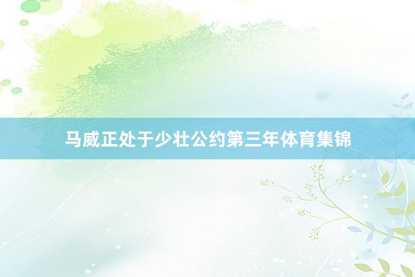 马威正处于少壮公约第三年体育集锦