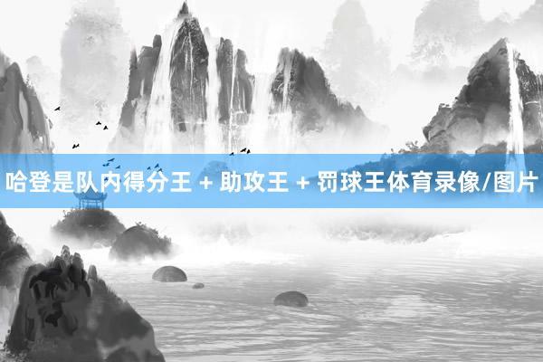 哈登是队内得分王 + 助攻王 + 罚球王体育录像/图片