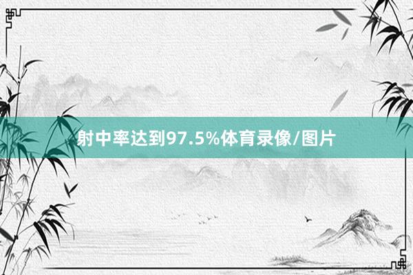 射中率达到97.5%体育录像/图片
